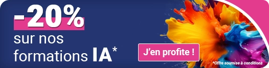 -20% sur nos formations en intelligence artificielle* 