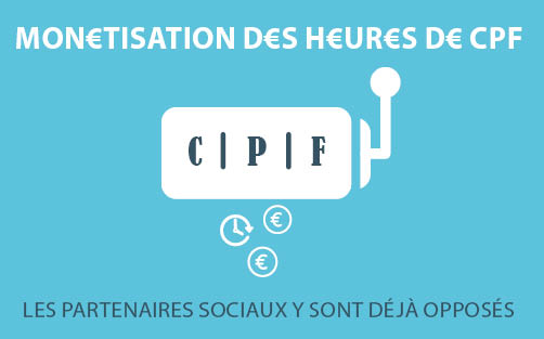 Monétisation des heures de CPF